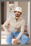 Pull TRUC Sweat zippé Sablé